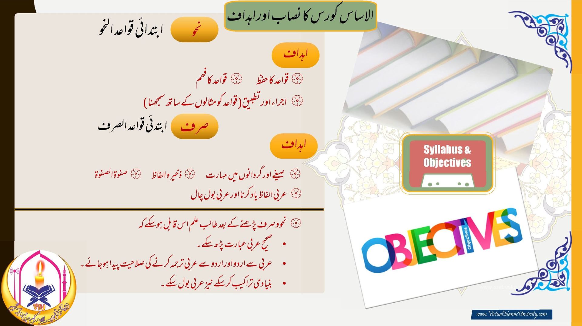 علوم الدین کورس - تفصیل 3